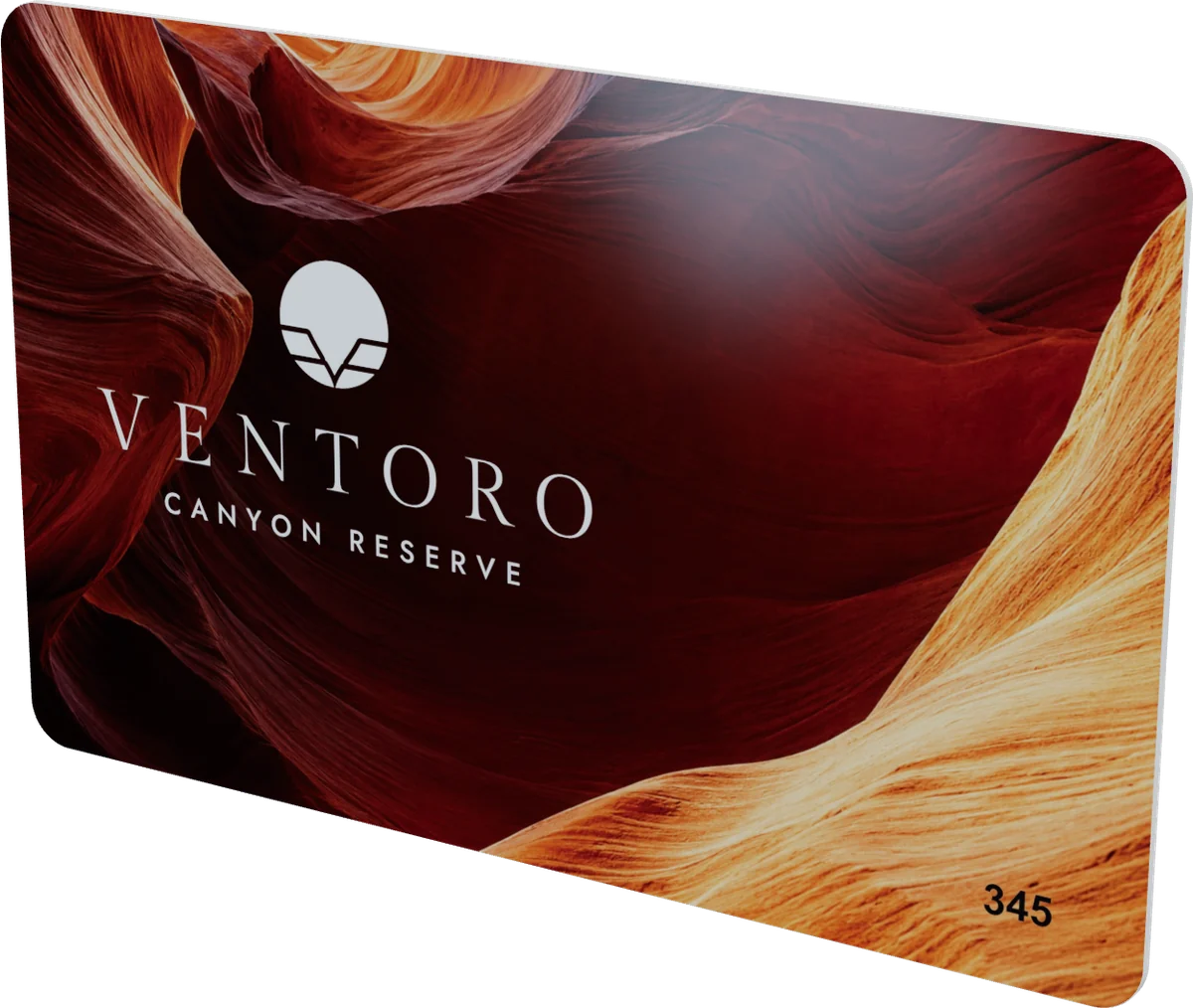 Ventoro Key Card in 3D, built from its proof sheet